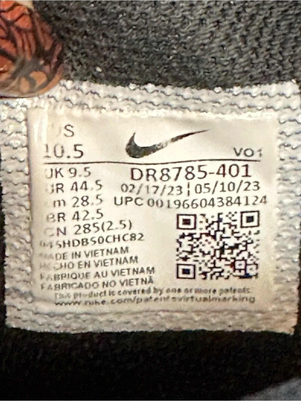 Nike Ja 1 Hunger Men's 10.5 Basketball Sneakers Mismatched Streetwear Shoes